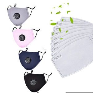 6pcs, (2)💯COTTON 3 LAYER MASK, (4) CARBON FILTERS